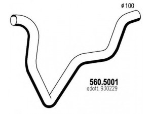 ASSO 560.5001 išleidimo kolektorius
930229