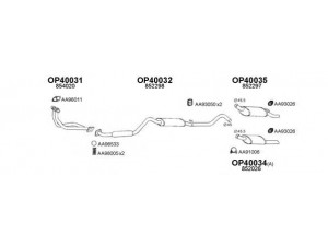 VENEPORTE 400093 išmetimo sistema 
 Išmetimo sistema -> Išmetimo sistema, visa