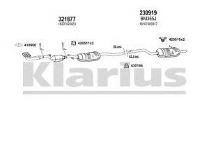 KLARIUS 060306E išmetimo sistema