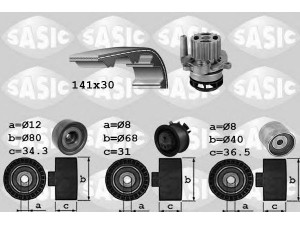 SASIC 3906067 vandens siurblio ir paskirstymo diržo komplektas 
 Aušinimo sistema -> Vandens siurblys/tarpiklis -> Vandens siurblys
03L121011GX+03G198119C, 03L121011GX+03G198119C