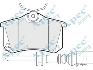 APEC braking PAD1220 stabdžių trinkelių rinkinys, diskinis stabdys 
 Techninės priežiūros dalys -> Papildomas remontas
1K0698451A, 6Q0698451, 1J0698451