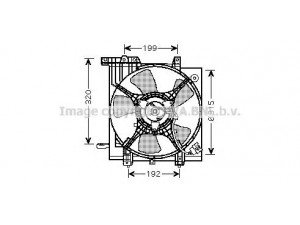 AVA QUALITY COOLING SU7502 ventiliatorius, radiatoriaus 
 Aušinimo sistema -> Oro aušinimas
45131FE010