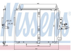 NISSENS 94377 kondensatorius, oro kondicionierius 
 Oro kondicionavimas -> Kondensatorius
124 830 16 70, A1248301670