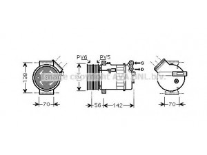 AVA QUALITY COOLING FTK363 kompresorius, oro kondicionierius 
 Oro kondicionavimas -> Kompresorius/dalys
55189005