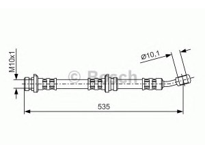 BOSCH 1 987 481 025 stabdžių žarnelė 
 Stabdžių sistema -> Stabdžių žarnelės
46210 9C008, 46210 9C501
