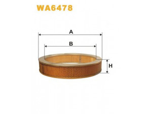 WIX FILTERS WA6478 oro filtras 
 Techninės priežiūros dalys -> Techninės priežiūros intervalai
272, 1654665000, 16546C6800, PC1035