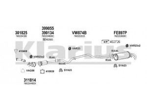 KLARIUS 790298U išmetimo sistema 
 Išmetimo sistema -> Išmetimo sistema, visa