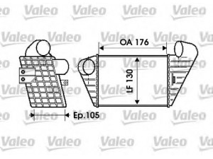 VALEO 817930 tarpinis suslėgto oro aušintuvas, kompresorius 
 Variklis -> Oro tiekimas -> Įkrovos agregatas (turbo/superįkrova) -> Tarpinis suslėgto oro aušintuvas
1L0145803A