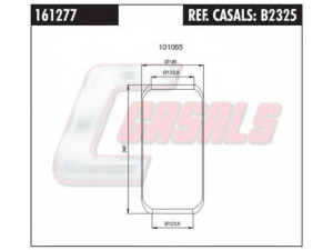 CASALS B2325 dėklas, pneumatinė pakaba
3111277
