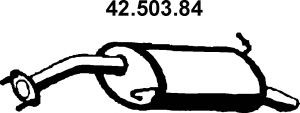 EBERSPÄCHER 42.503.84 galinis duslintuvas 
 Išmetimo sistema -> Duslintuvas
28730-1C065
