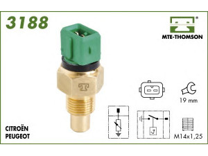 MTE-THOMSON 3188 siuntimo blokas, aušinimo skysčio temperatūra 
 Elektros įranga -> Jutikliai
1338 42, 1338 42