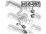 FEBEST HSB-007 skersinio stabilizatoriaus įvorių komplektas 
 Ašies montavimas/vairavimo mechanizmas/ratai -> Stabilizatorius/fiksatoriai -> Sklendės
51306-S04-N01