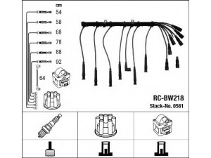NGK 0561 uždegimo laido komplektas 
 Kibirkšties / kaitinamasis uždegimas -> Uždegimo laidai/jungtys
12 12 1 720 529, 1720529, 1 720 529