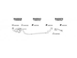 VENEPORTE 550011 išmetimo sistema 
 Išmetimo sistema -> Išmetimo sistema, visa