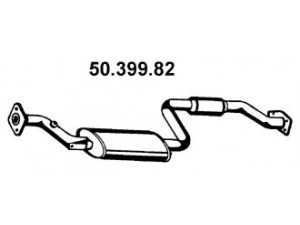 EBERSPÄCHER 50.399.82 vidurinis duslintuvas 
 Išmetimo sistema -> Duslintuvas
MR517055