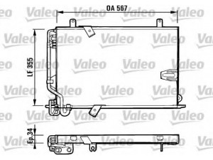 VALEO 816940 kondensatorius, oro kondicionierius 
 Oro kondicionavimas -> Kondensatorius
64 53 8 390 956, 64538390956