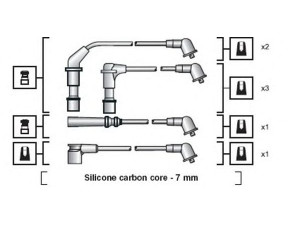 MAGNETI MARELLI 941318111090 uždegimo laido komplektas 
 Kibirkšties / kaitinamasis uždegimas -> Uždegimo laidai/jungtys