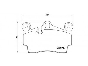 BREMBO P 85 070 stabdžių trinkelių rinkinys, diskinis stabdys 
 Techninės priežiūros dalys -> Papildomas remontas
7L0698451, 7L0698451A, 7L0698451B