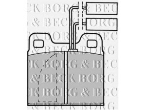 BORG & BECK BBP1012 stabdžių trinkelių rinkinys, diskinis stabdys 
 Techninės priežiūros dalys -> Papildomas remontas
0000060730542, 0000060760104, 0060720648