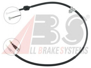 A.B.S. K14307 trosas, stovėjimo stabdys 
 Stabdžių sistema -> Valdymo svirtys/trosai
60629717, 82488245