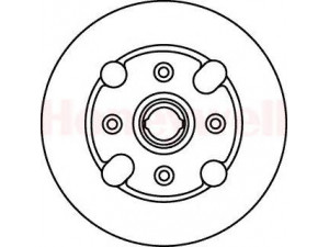 BENDIX 561045B stabdžių diskas 
 Stabdžių sistema -> Diskinis stabdys -> Stabdžių diskas
0060703238, 0060750518, 0060750699