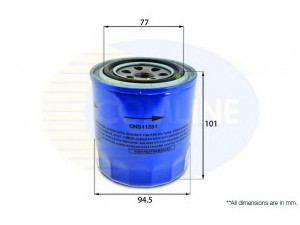 COMLINE CNS11251 alyvos filtras 
 Techninės priežiūros dalys -> Techninės priežiūros intervalai
5014055, 1N01-14302, 1N0114302