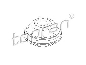 TOPRAN 207 743 pakabos statramsčio atraminis guolis 
 Ašies montavimas/vairavimo mechanizmas/ratai -> Montavimas, pakabos statramstis
03 44 653, 3 44 653, 55703313
