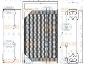 HELLA 8MK 376 949-081 radiatorius, variklio aušinimas
042 51403KZ, 042 59463KZ