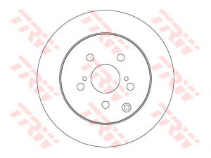 TRW DF6319 stabdžių diskas 
 Dviratė transporto priemonės -> Stabdžių sistema -> Stabdžių diskai / priedai
424310F020