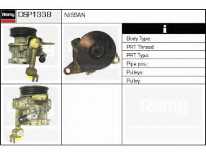 DELCO REMY DSP1338 hidraulinis siurblys, vairo sistema 
 Vairavimas -> Vairo pavara/siurblys
49110-6F800