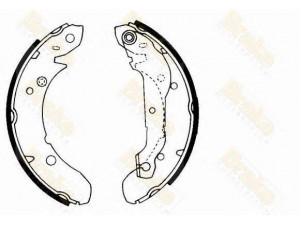 Brake ENGINEERING SH2152 stabdžių trinkelių komplektas 
 Techninės priežiūros dalys -> Papildomas remontas
5015663, 5019042, 5020551, 6081792