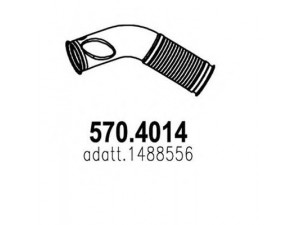 ASSO 570.4014 lanksti žarna, išmetimo sistema 
 Išmetimo sistema -> Išmetimo vamzdžiai
1488556