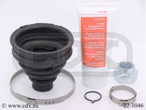 CDX 22-1046 gofruotoji membrana, kardaninis velenas 
 Ratų pavara -> Gofruotoji membrana