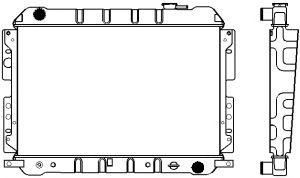 SAKURA  Automotive 1301-0223 radiatorius, variklio aušinimas