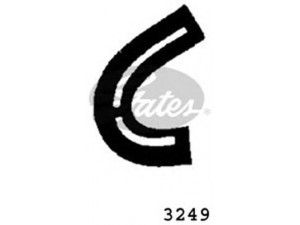 GATES 3249 radiatoriaus žarna 
 Aušinimo sistema -> Žarnelės/vamzdeliai/sujungimai -> Radiatoriaus žarnos
035121055, 443121055D, 447121055B