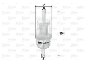 VALEO 587524 kuro filtras 
 Filtrai -> Kuro filtras
893009, 0014772101, 0014773301