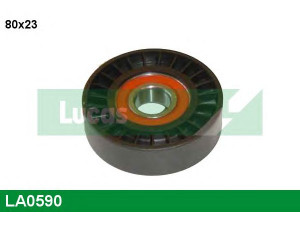LUCAS ENGINE DRIVE LA0590 kreipiantysis skriemulys, V formos rumbuotas diržas 
 Diržinė pavara -> V formos rumbuotas diržas/komplektas -> Laisvasis/kreipiamasis skriemulys
