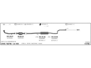 IMASAF 533000034 išmetimo sistema 
 Išmetimo sistema -> Išmetimo sistema, visa