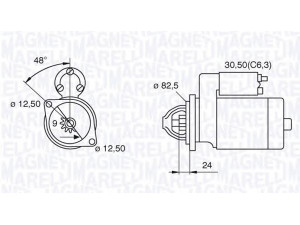 MAGNETI MARELLI 063521090470 starteris