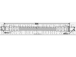 BORG & BECK BBH6240 stabdžių žarnelė 
 Stabdžių sistema -> Stabdžių žarnelės
5000387914, 5000388495, 7700 309 009