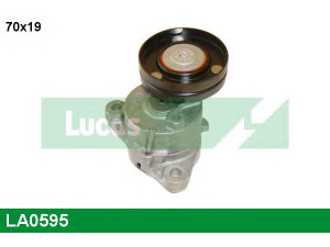 LUCAS ENGINE DRIVE LA0595 įtempiklio svirtis, V formos rumbuotas diržas 
 Diržinė pavara -> V formos rumbuotas diržas/komplektas -> Įtempiklis