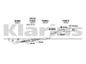 KLARIUS 361479U išmetimo sistema