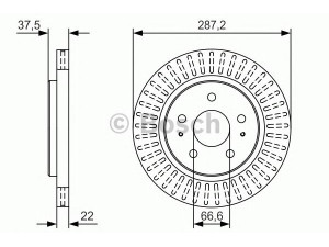 BOSCH 0 986 479 T92 stabdžių diskas 
 Dviratė transporto priemonės -> Stabdžių sistema -> Stabdžių diskai / priedai
43512B4010, 43512B4010