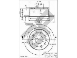 METZGER 14808 stabdžių diskas 
 Dviratė transporto priemonės -> Stabdžių sistema -> Stabdžių diskai / priedai
00004246Z1, 1606401780, 4246Z1