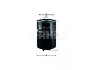 KNECHT OC 470 alyvos filtras 
 Filtrai -> Alyvos filtras
068115561F