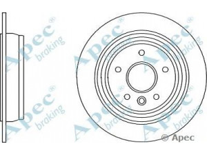 APEC braking DSK3012 stabdžių diskas 
 Stabdžių sistema -> Diskinis stabdys -> Stabdžių diskas
LR039935