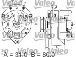 VALEO 436421 kintamosios srovės generatorius 
 Elektros įranga -> Kint. sr. generatorius/dalys -> Kintamosios srovės generatorius
629949, 01163170, 1163170