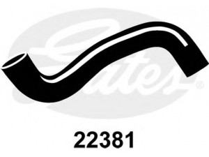 GATES 22381 radiatoriaus žarna 
 Aušinimo sistema -> Žarnelės/vamzdeliai/sujungimai -> Radiatoriaus žarnos
1657274250