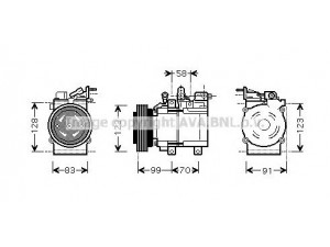 AVA QUALITY COOLING HYK197 kompresorius, oro kondicionierius 
 Oro kondicionavimas -> Kompresorius/dalys
977013A570, 977013A571, 977013A580