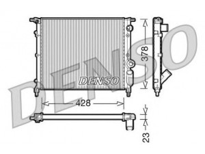DENSO DRM23004 radiatorius, variklio aušinimas 
 Aušinimo sistema -> Radiatorius/alyvos aušintuvas -> Radiatorius/dalys
7700784038